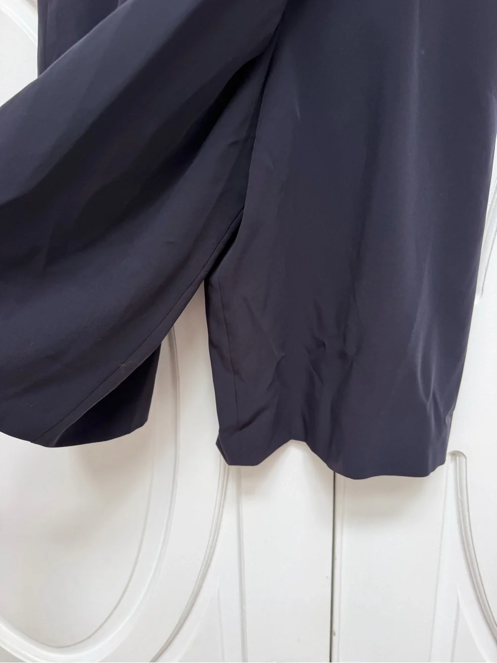 Gerard Darel Navy Blue Wrap Skort Walking Bermuda Short 38